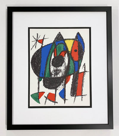 Joan Miro Miro Lithographe II, Plate V (Mourlot 1041) 1975