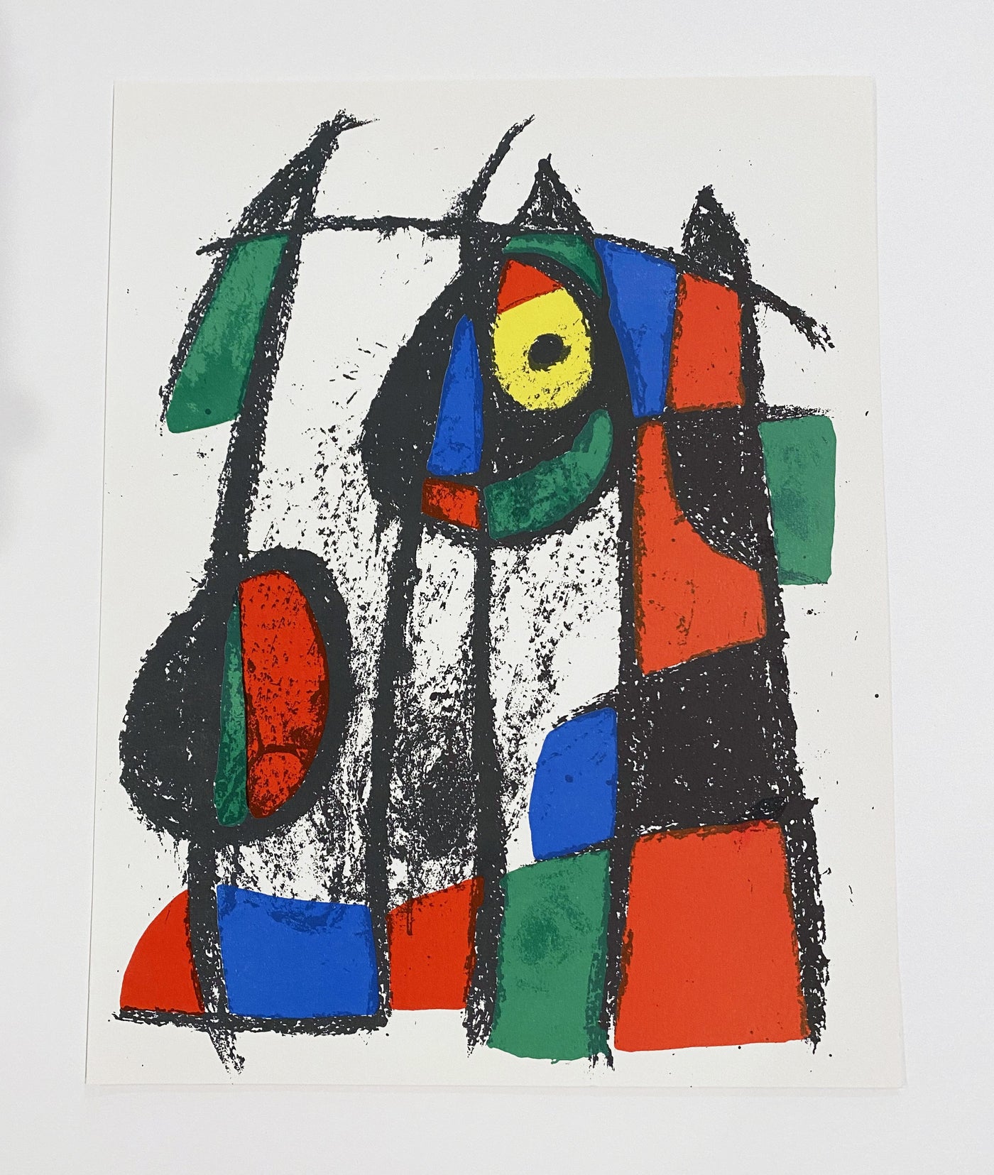 Joan Miro Miro Lithographe II, Plate VII (Mourlot 1043) 1975