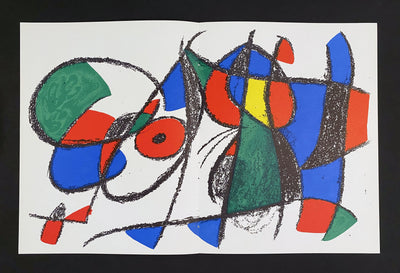 Joan Miro Miro Lithographe II, Plate VIII (Mourlot 1044) 1975