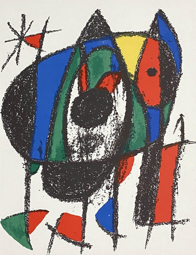 Joan Miro Miro Lithographe II, Plate V (Mourlot 1041) 1975