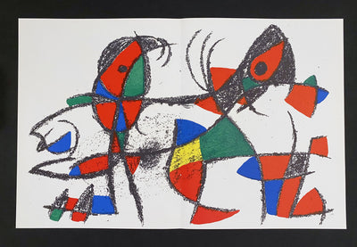 Joan Miro Miro Lithographe II, Plate X (Mourlot 1046) 1975
