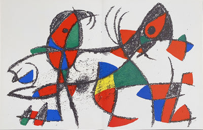 Joan Miro Miro Lithographe II, Plate X (Mourlot 1046) 1975