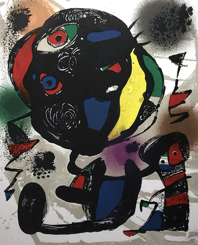 Joan Miro Miro Lithographe IV, Plate VI (Cramer 249) 1981