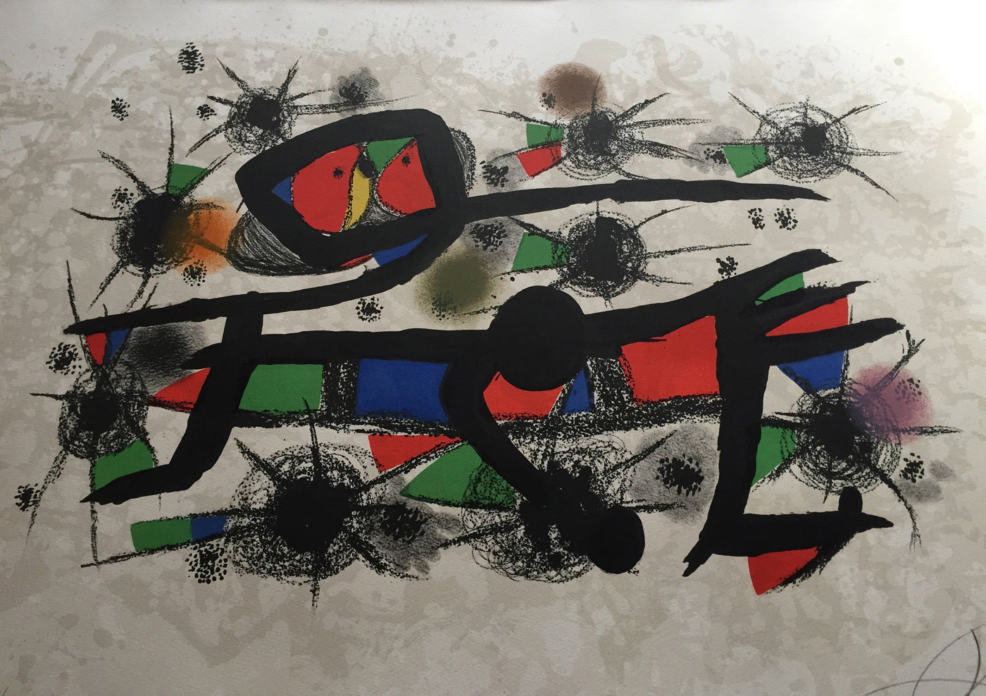 Joan Miro Peinture = Poesie (Mourlot 1097) 1976