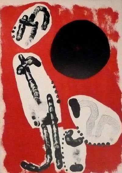 Joan Miro Plate 8 Derriere le Miroir #57-58-59 (Cramer 26 Mourlot 201) 1953