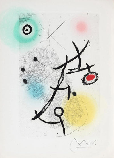 Joan Miro Ponts Suspendus (Cramer 94) 1964