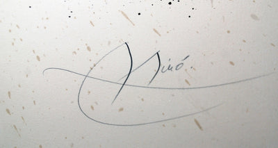 Joan Miro Poster for the Exhibition Agora I (Mourlot 704) 1971