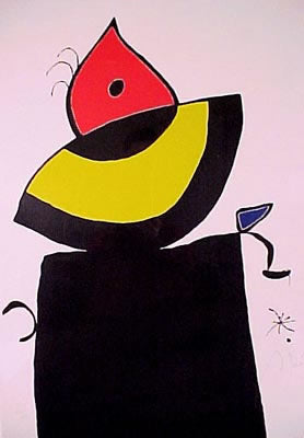 Joan Miro Quatre Colors Aprien El Mon - Gila 1975