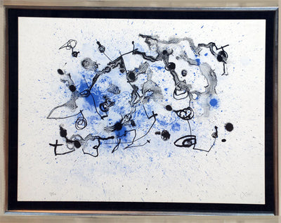 Joan Miro Series II, Blue (Mourlot 287) 1961