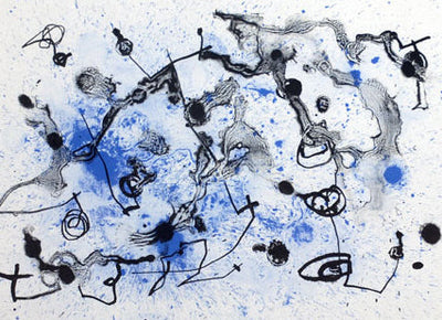 Joan Miro Series II, Blue (Mourlot 287) 1961
