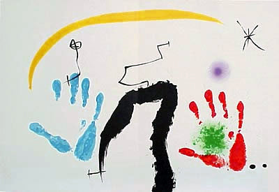 Joan Miro Two Hands 1971