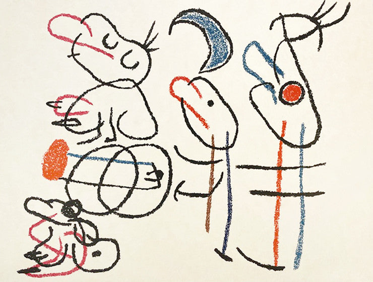 Joan Miro Ubu aux Baleares, Plate 15 (Mourlot 771) 1971