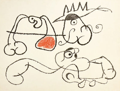 Joan Miro Ubu aux Baleares, Plate 31 (Mourlot 787) 1971