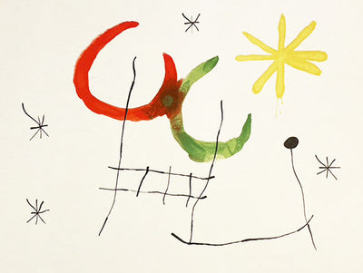 Joan Miro Ubu aux Baleares, Plate 32 (Mourlot 788) 1971
