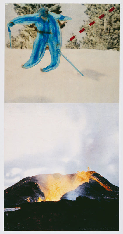 John Baldessari Jump (with Volcano) 1994