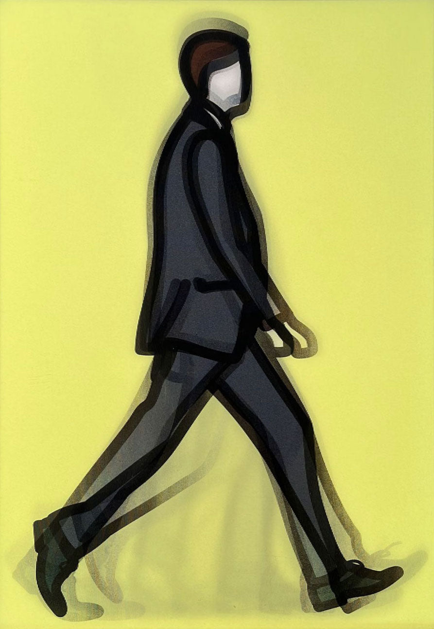 Julian Opie Walking in London 1: Banker 2013