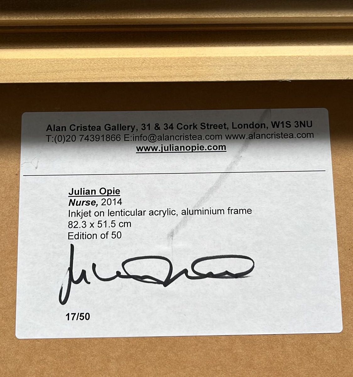 Julian Opie New York Couple 2 2019