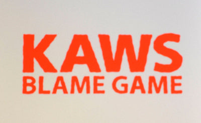 KAWS Blame Game Title Page 2014
