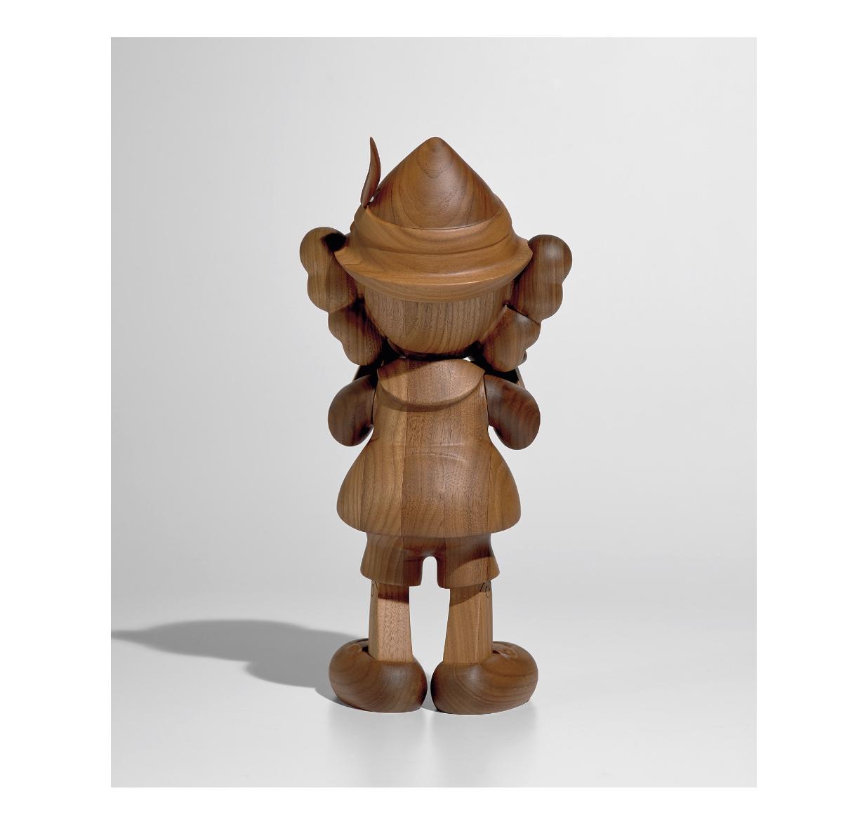 KAWS Pinocchio Wooden Figure 2017