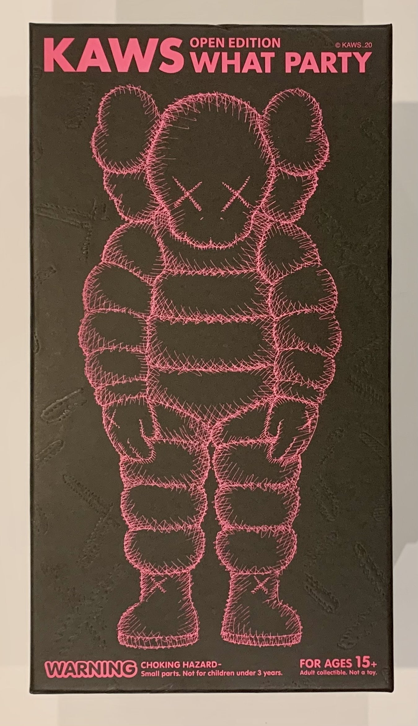 KAWS What Party Vinyl Figure (Pink) 2020