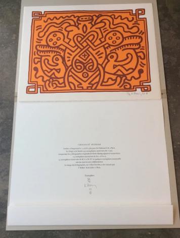 Keith Haring Chocolate Buddha 1-5 1989