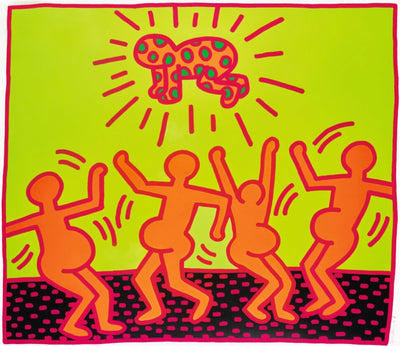 Keith Haring Fertility Plate 1 1990
