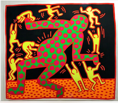 Keith Haring Fertility Plate 3 1983