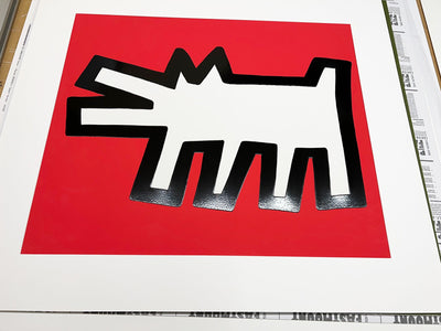Keith Haring Icons Plate 2 1990