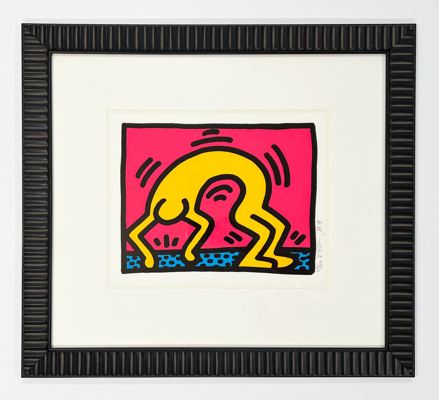 Keith Haring Pop Shop II Plate 2 (L. PP. 96-97) 1988
