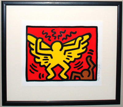 Keith Haring Pop Shop IV Plate 1 (Littmann p. 146-47) 1989