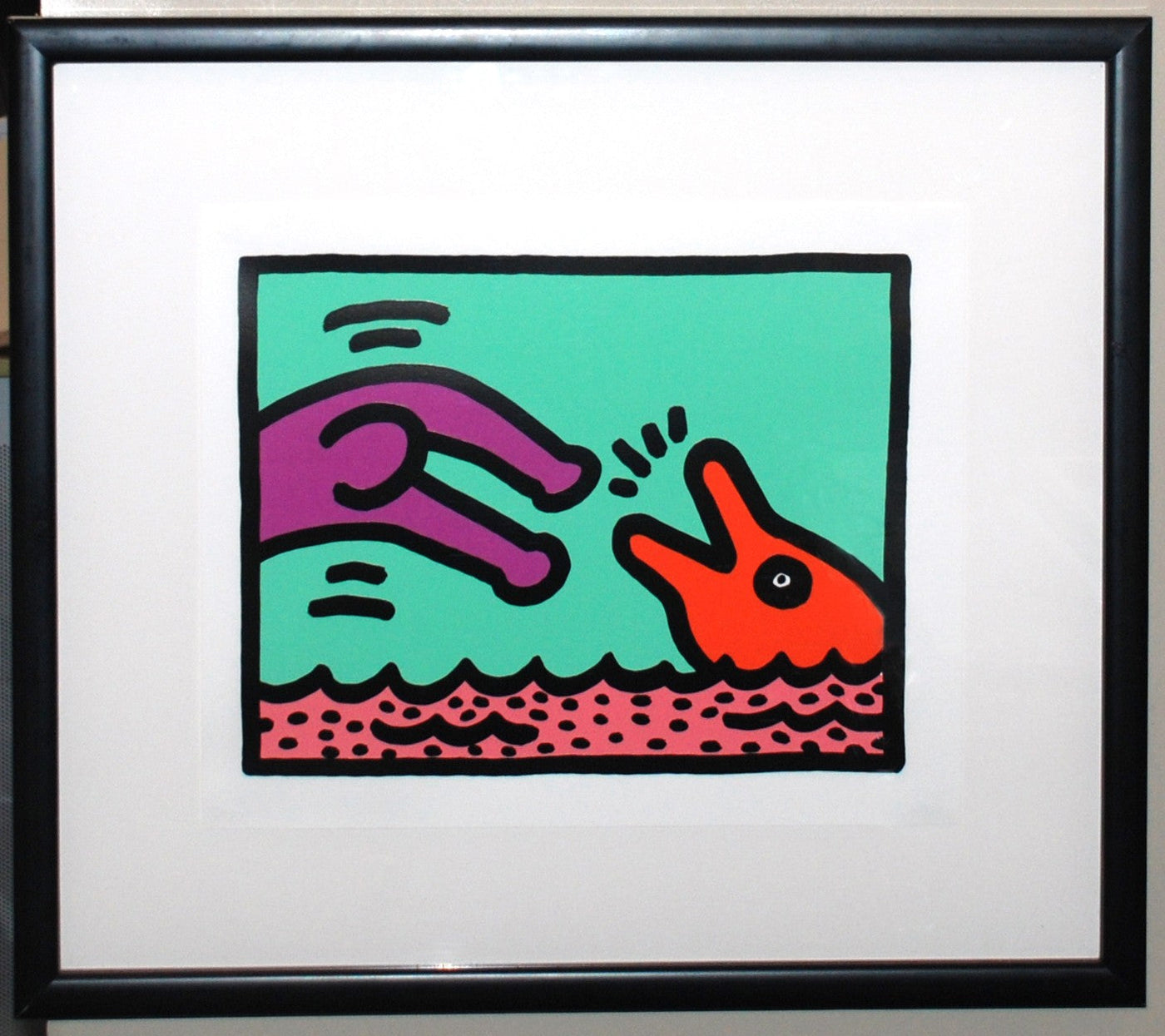 Keith Haring Pop Shop V Plate 1 (Littmann Page 149) 1989