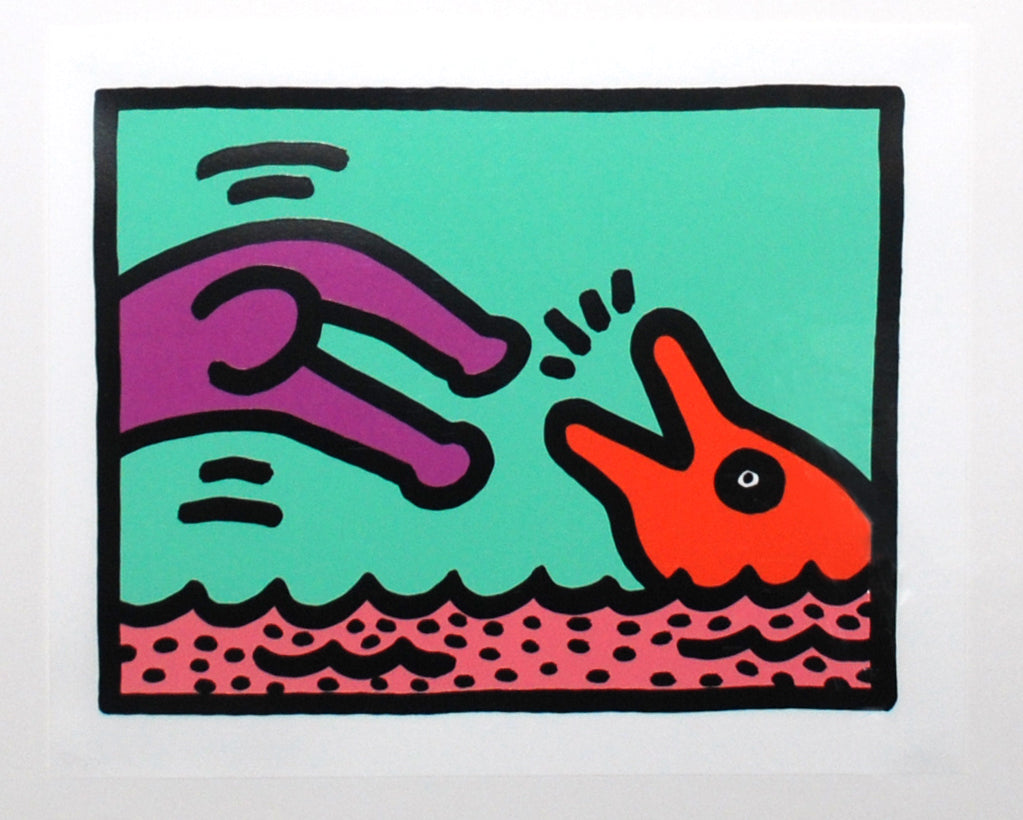 Keith Haring Pop Shop V Plate 1 (Littmann Page 149) 1989