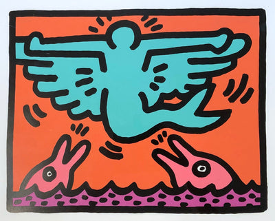 Keith Haring Pop Shop V Plate 3 1989