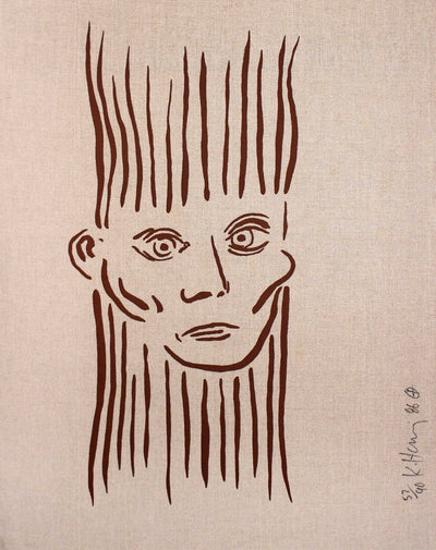 Keith Haring Portrait of Joseph Beuys 1986