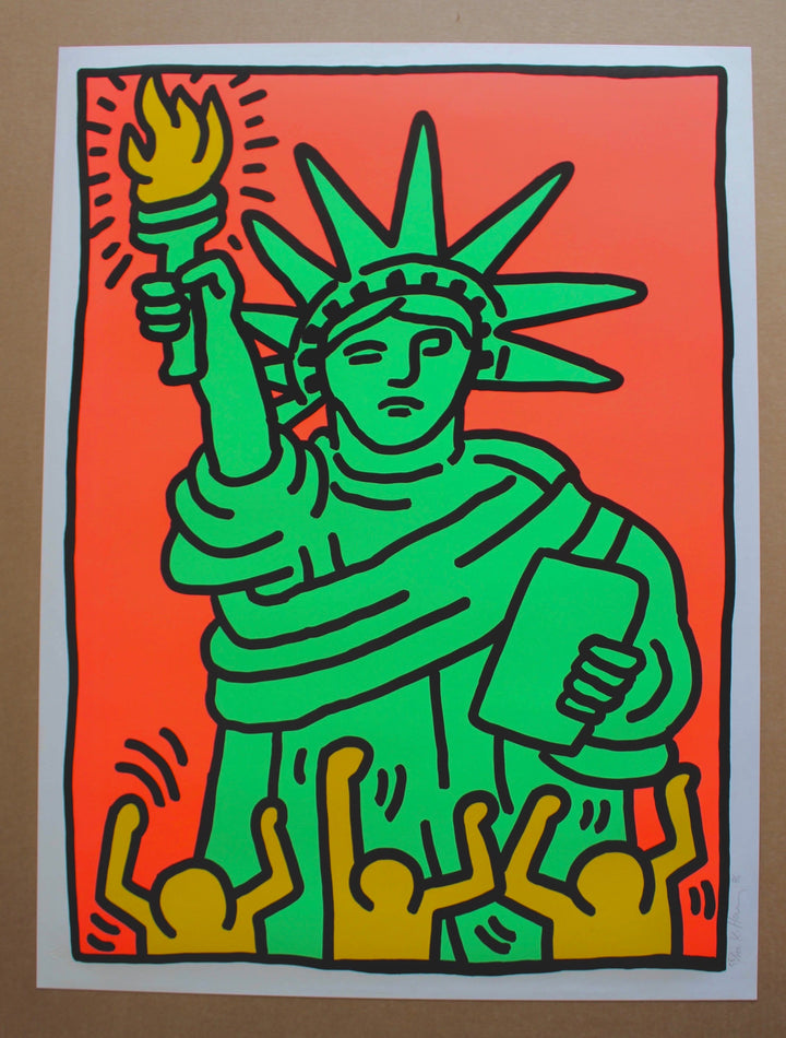 Keith Haring Statue of Liberty (Cantz pg. 63) 1986 – Georgetown