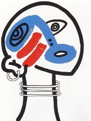 Keith Haring The Story of Red and Blue Plate 17 1989