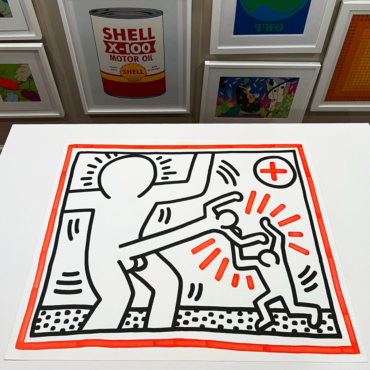 Keith Haring Untitled from Three Lithographs, 1985 1985
