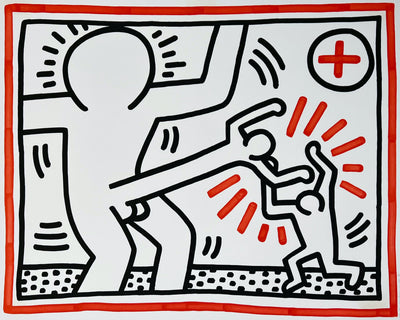 Keith Haring Untitled from Three Lithographs, 1985 1985