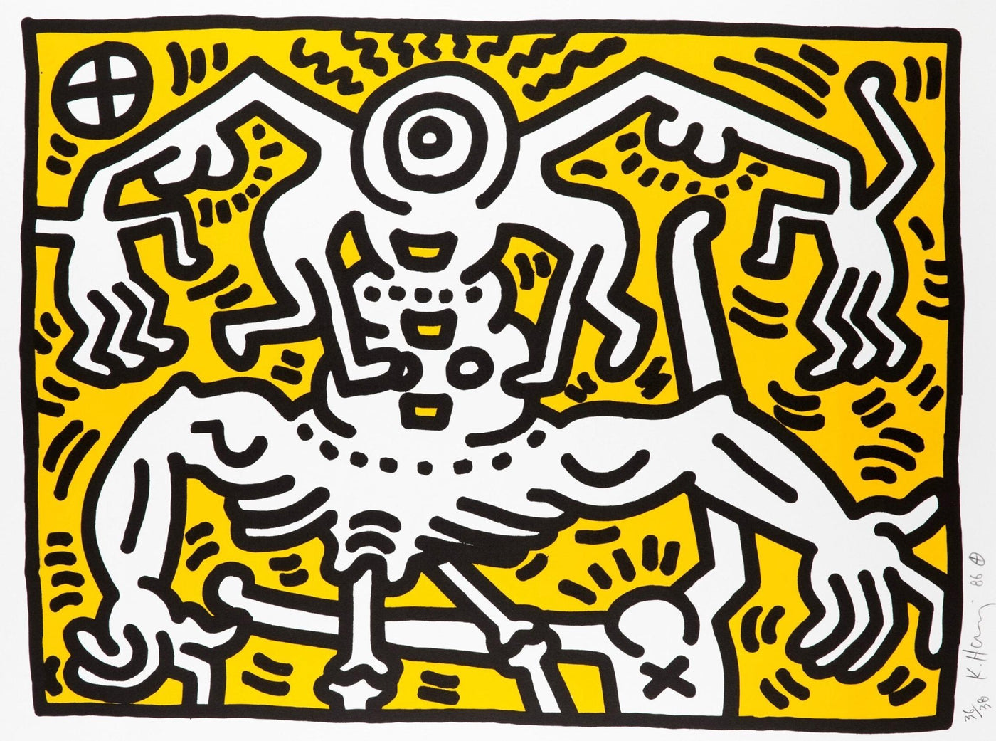 Keith Haring Untitled 1986