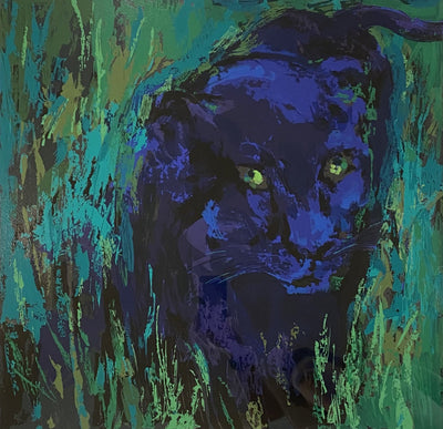 LeRoy Neiman Portrait of a Black Panther 2004