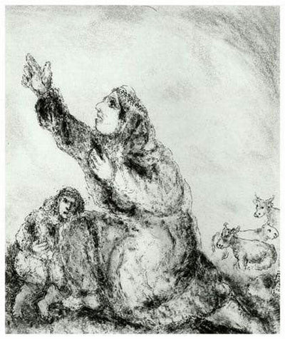 Marc Chagall Anna Invokes God (Cramer 29) 1956
