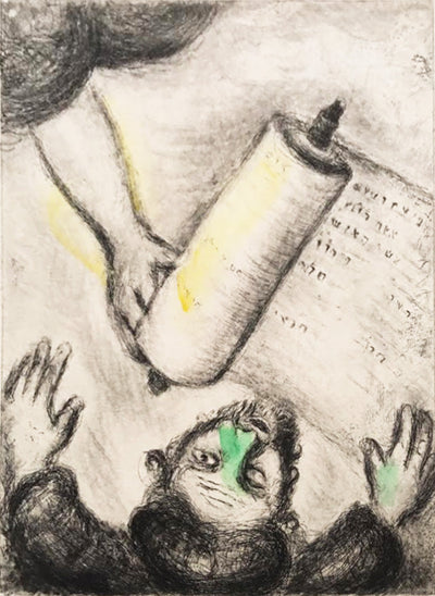 Marc Chagall Calling of Ezekiel (Cramer 30) 1958