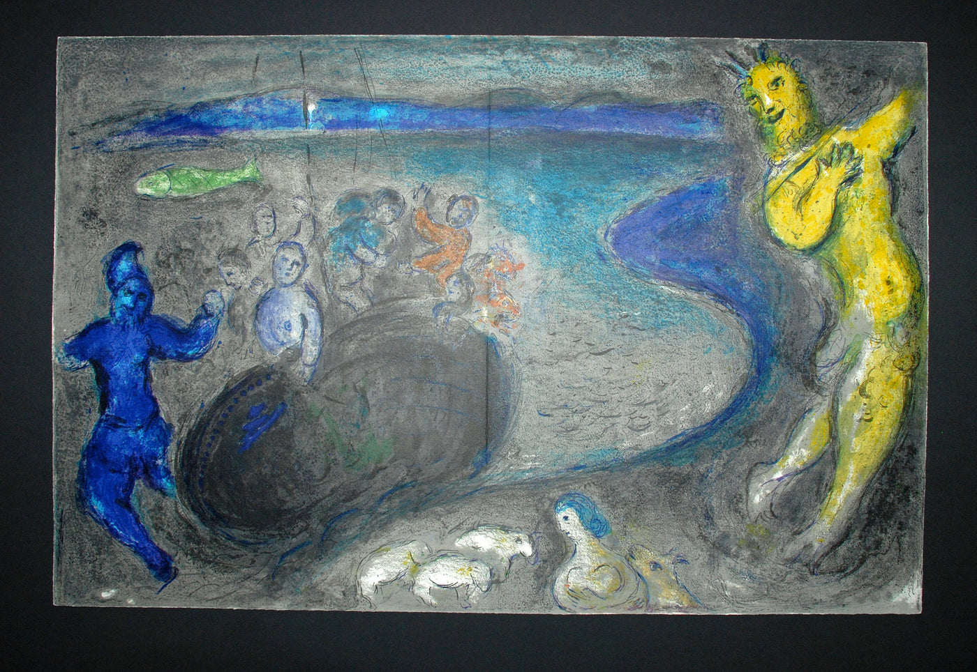 Marc Chagall Captain Bryaxis's Dream, from Daphnis and Chloe (Mourlot 328, Cramer 46) 1961