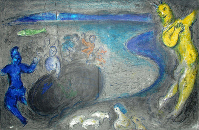 Marc Chagall Captain Bryaxis's Dream, from Daphnis and Chloe (Mourlot 328, Cramer 46) 1961
