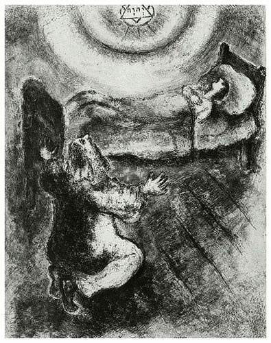 Marc Chagall Child Revived by Elijah (Cramer 29) 1956