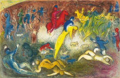 Marc Chagall Chloe Is Carried Off by the Methymneans, from Daphnis and Chloe (Mourlot 327, Cramer 46) 1961