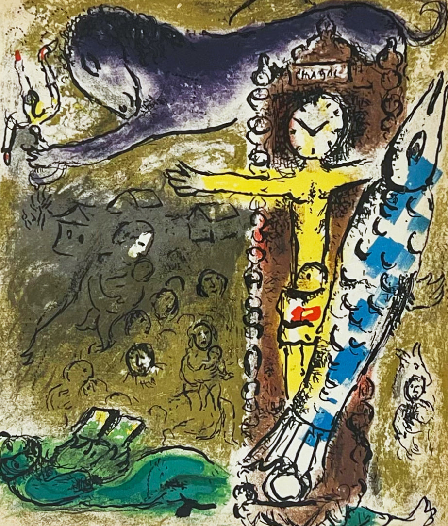 Marc Chagall Christ in the Clock (Cramer 34) 1957