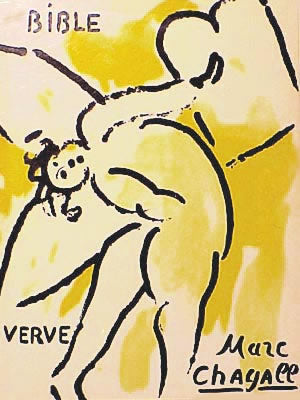 Marc Chagall Cover (Cramer 25 Mourlot 120) 1956