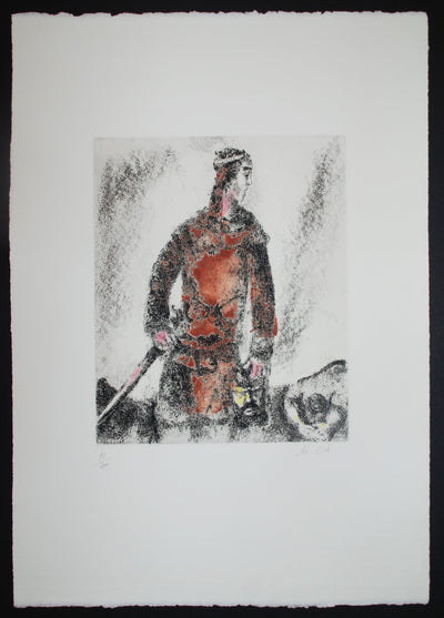 Marc Chagall David, Vanquisher of Goliath (Cramer 30) 1958