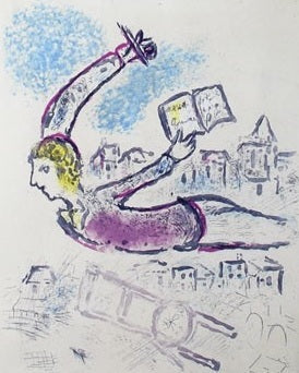 Marc Chagall De Mauvais Sujets II (Cramer 35) 1958